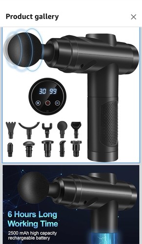 Zerolia massage gun speed - 30,