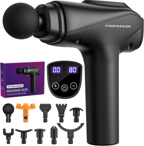 Massage gun speeds heads - gun,